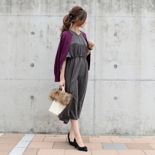 2way カシュクールリボンワンピース