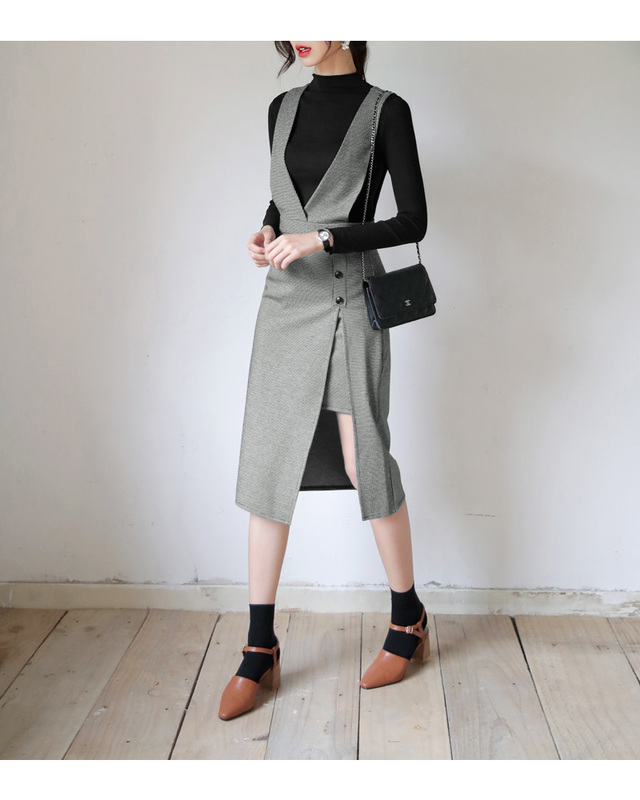 2TYPEスリーブレスワンピース&TシャツSET