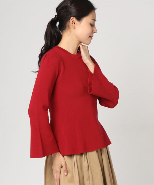 Prefer SHIPS フレアスリーブプルオーバー