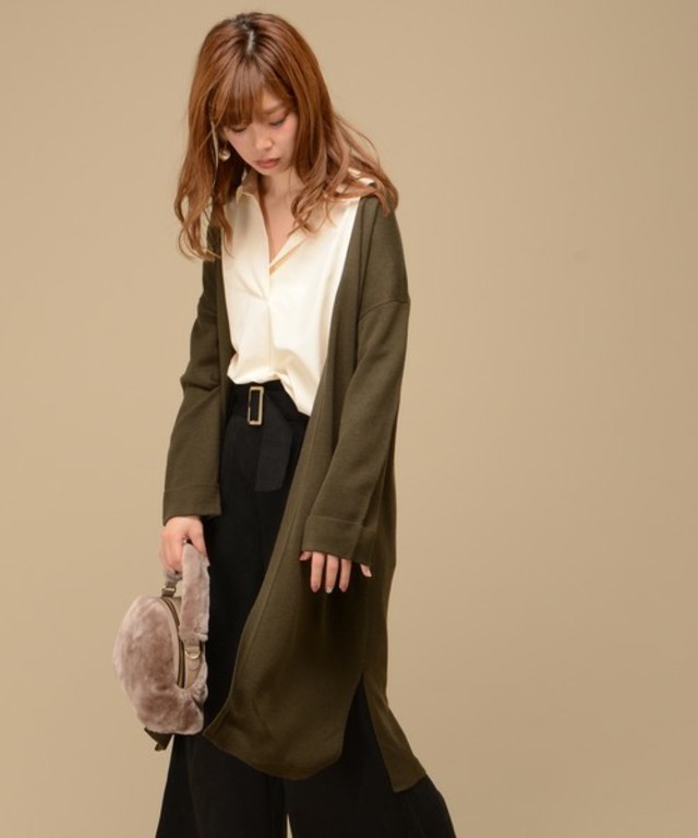 ミラノリブトッパーカーディガン