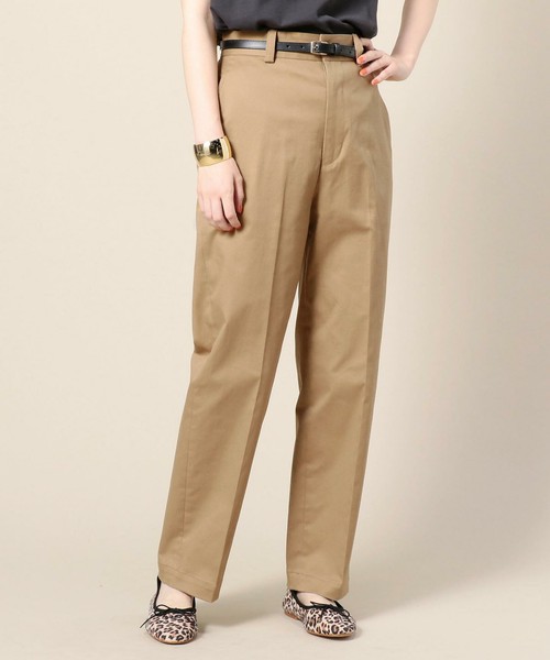 チノハイウエストテーパードパンツ