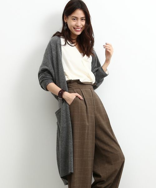 ロングガウンカーディガン