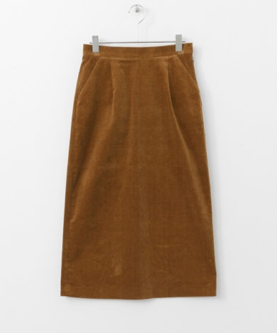 コーデュロイロングスカート