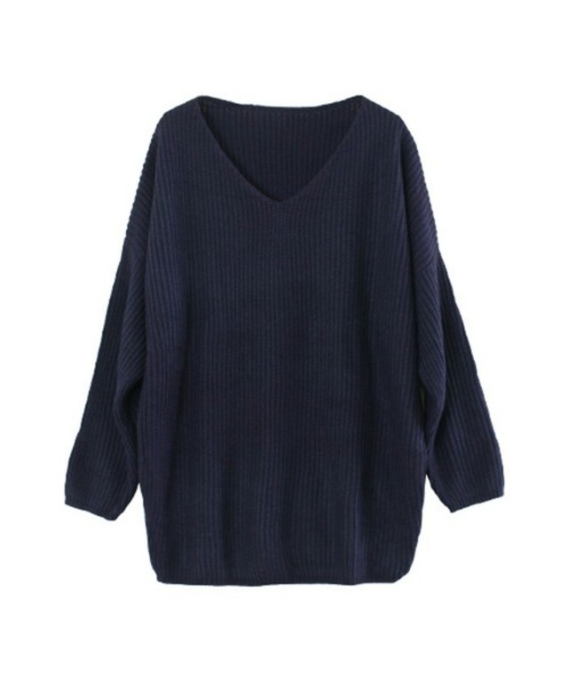 Vネックニット ビックドルマン