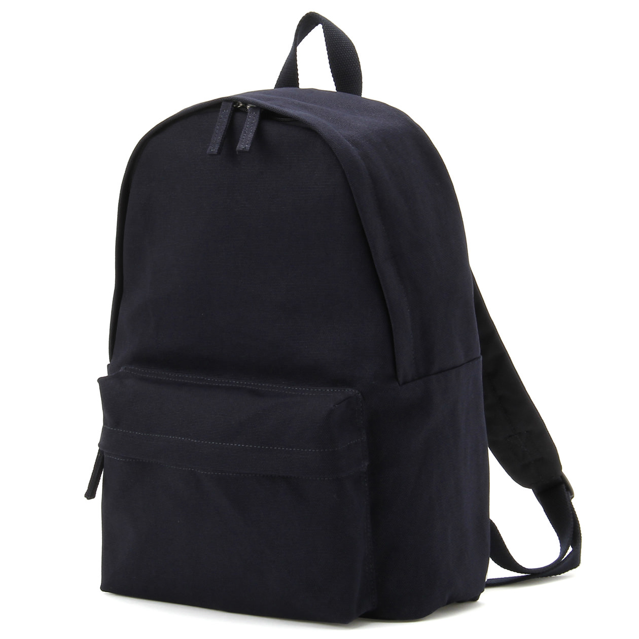 撥水オーガニックコットンサイドポケット付リュック