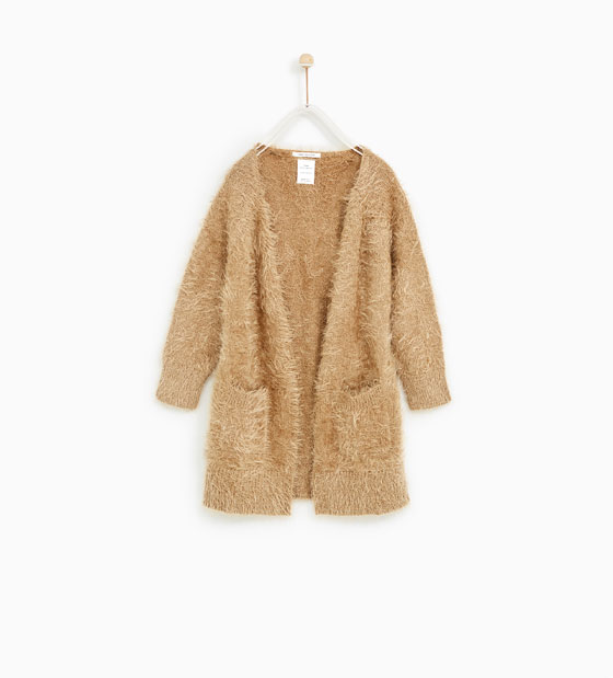 フェザーヤーンニットカーディガン