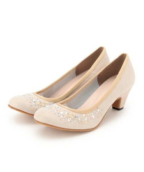 vanity beauty カラフルビジューパンプス