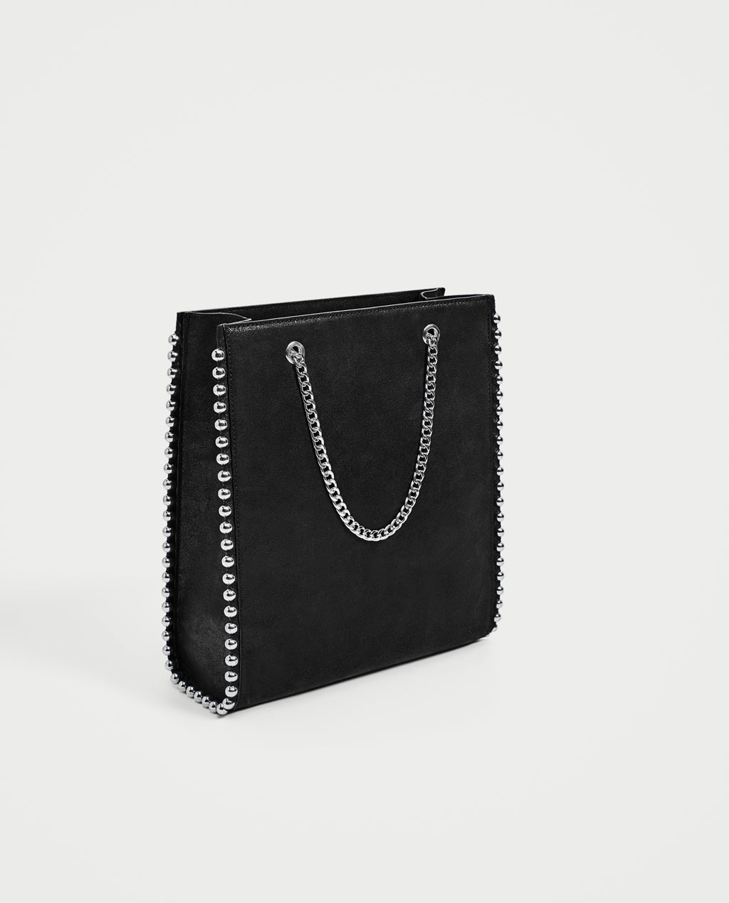 スタッズ付きトートバッグ