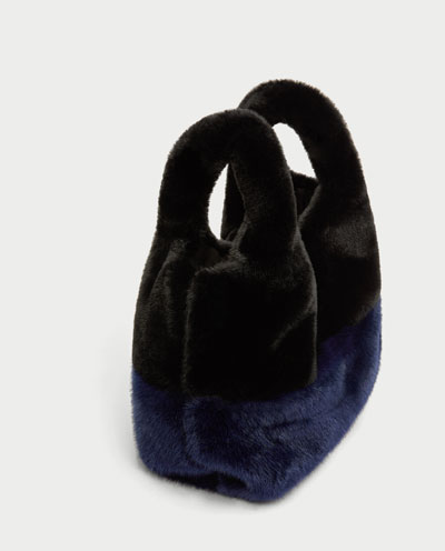 コンビファー立体シルエットバッグ