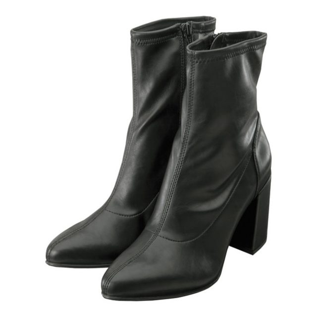 レザータッチストレッチブーツ