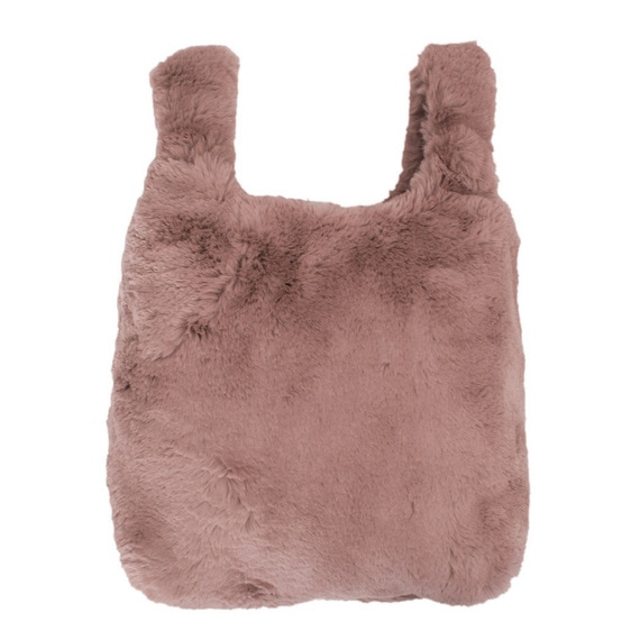 フェイクファートートバッグ