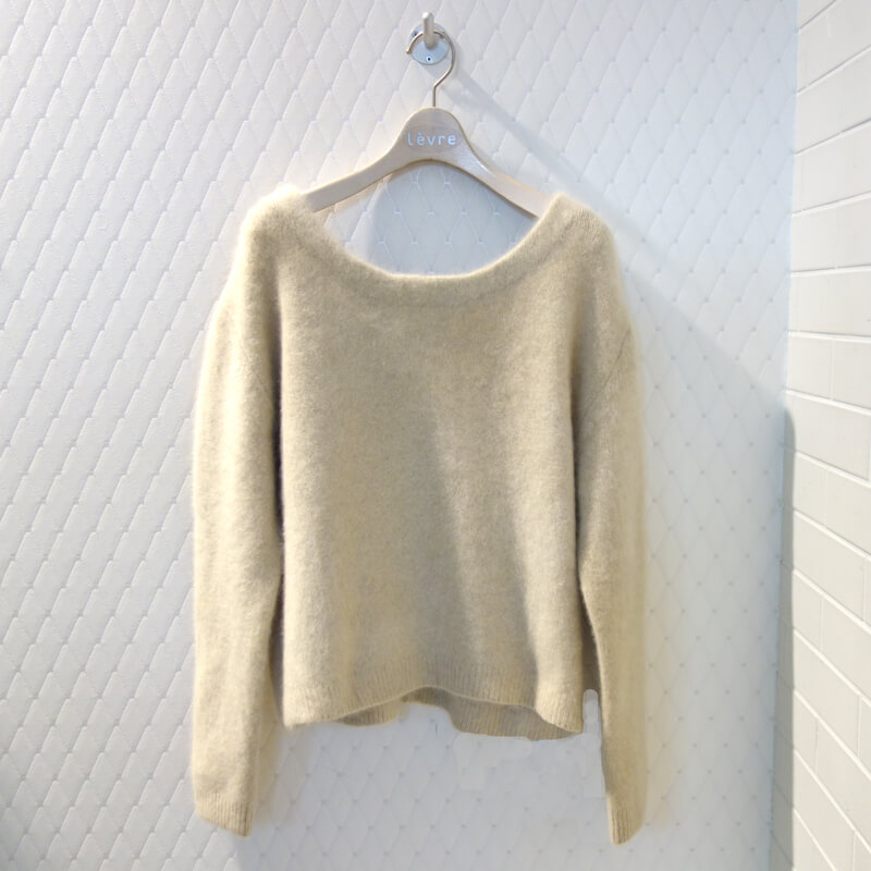 2WAYラクーンニット