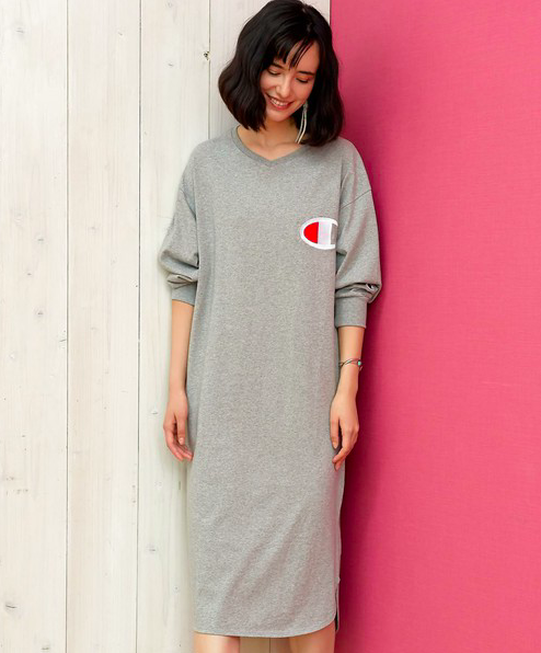 CB Champion×GLR BIG コットン ワンピース