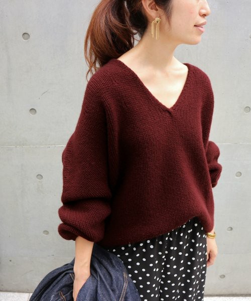 ローゲージラウンドシルエットプルオーバー
