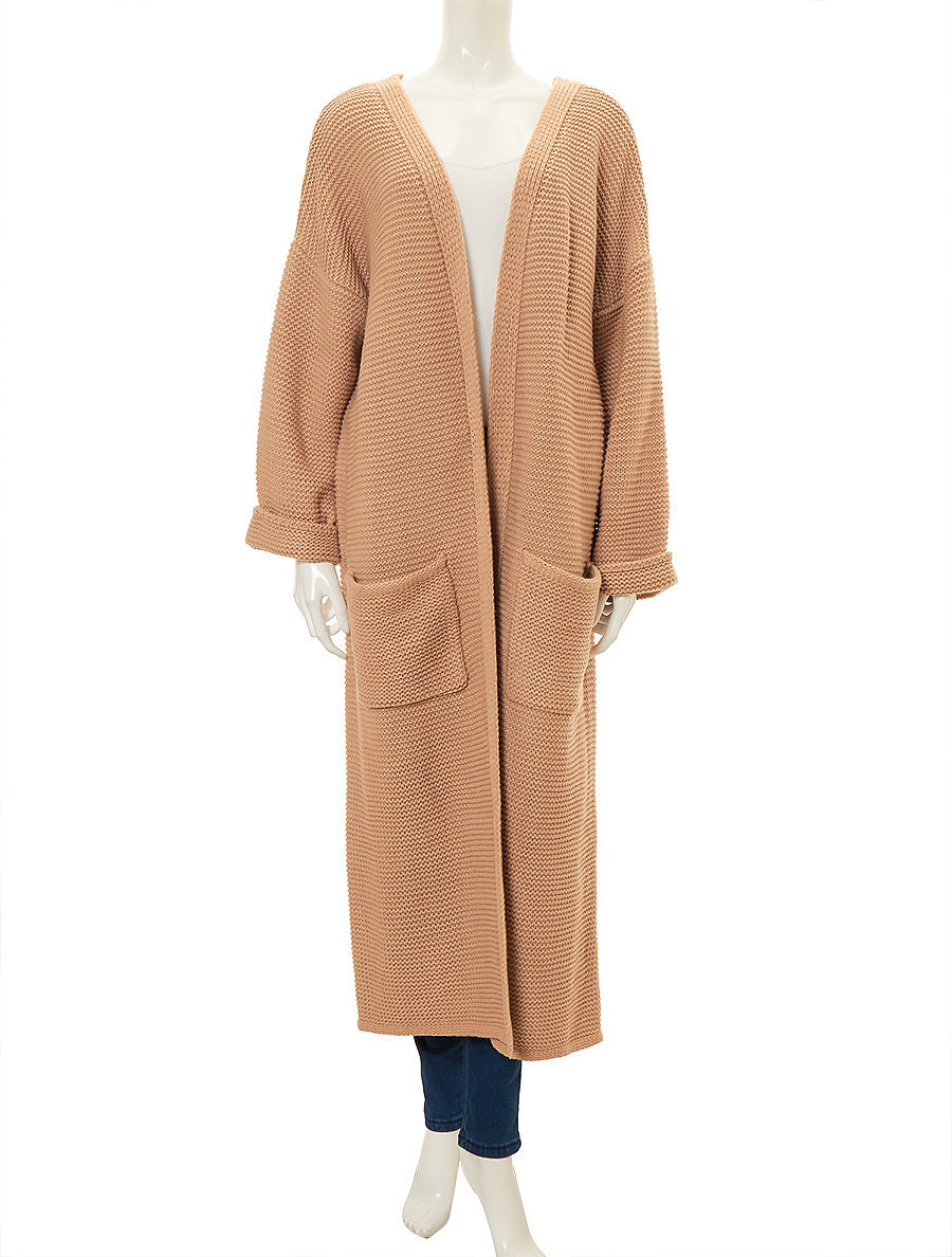 ロングニットマキシガウン