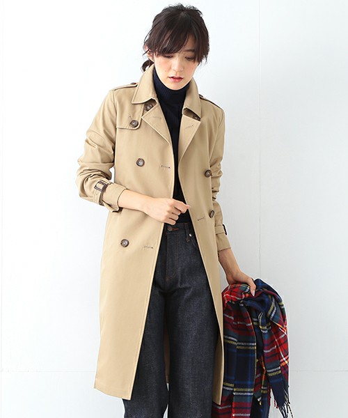 ライナー付きトレンチコート