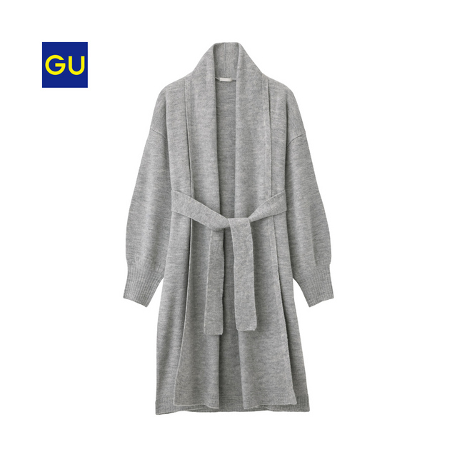 パフスリーブロングカーディガン（長袖）