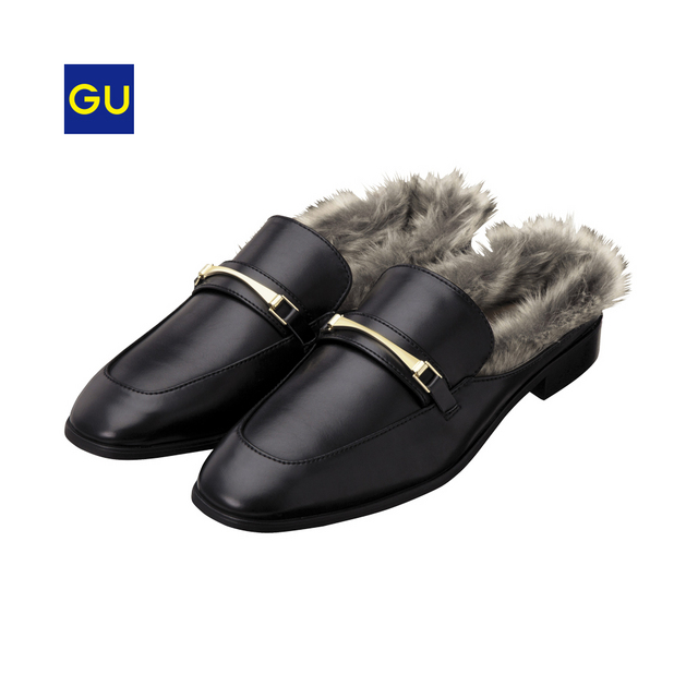 フェイクファーローファースリッパ