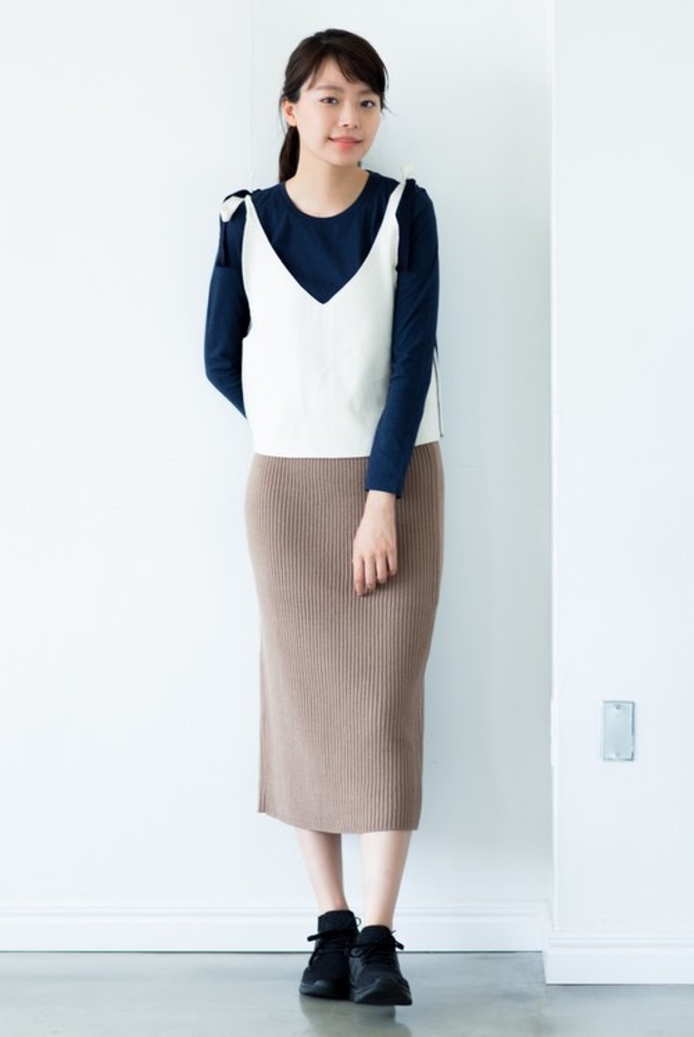 ロングニットスカート