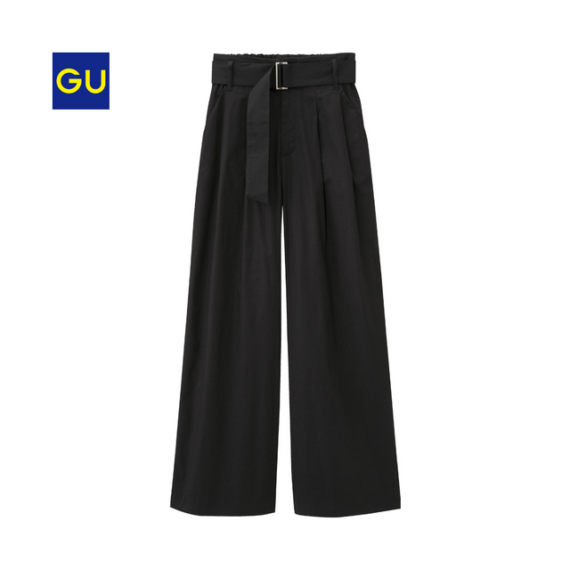 チノウエストベルトワイドパンツ