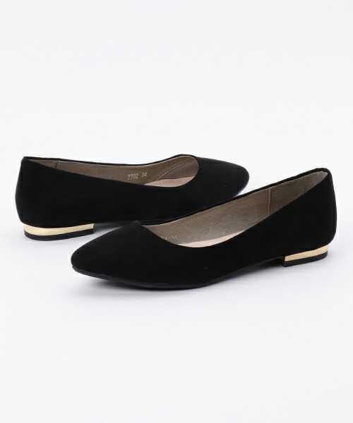 秋冬新作★ポインテッドフラットパンプス★7702