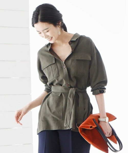 ピーチミリタリージャケット