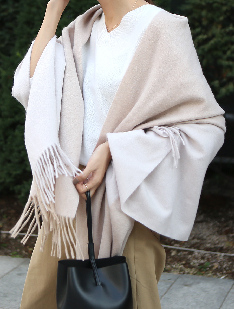 金子麻貴さんコラボ　カシミヤビッグストール