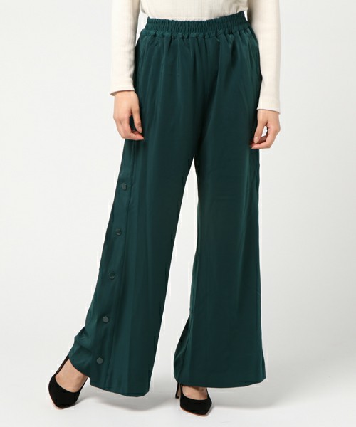 OKIRAKU×ROSE BUD ワイドパンツ ag60705R