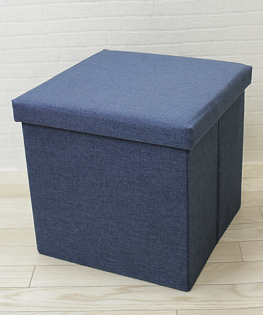 リネンタッチ収納スツール