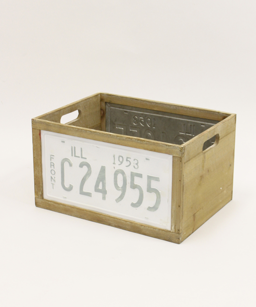 アンティークプレートBOX　-L-