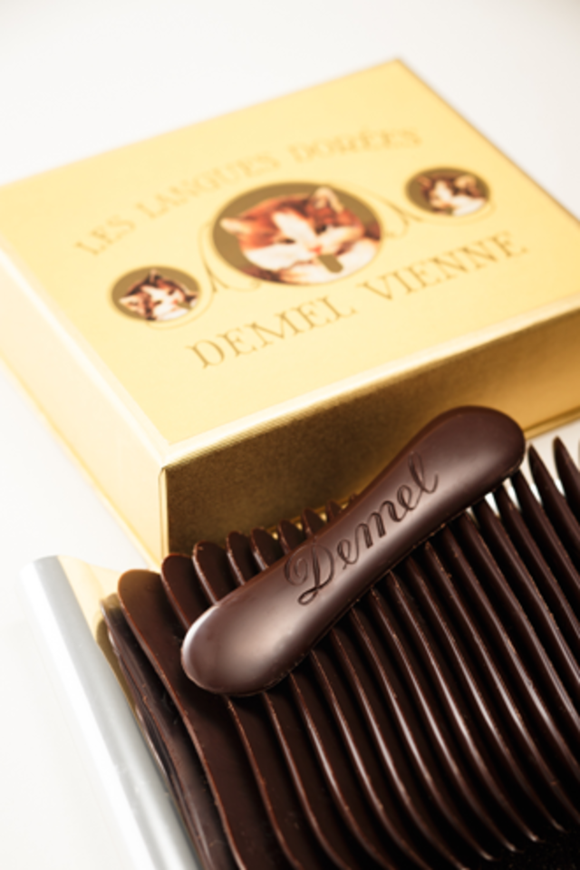 ソリッドチョコ猫ラベル