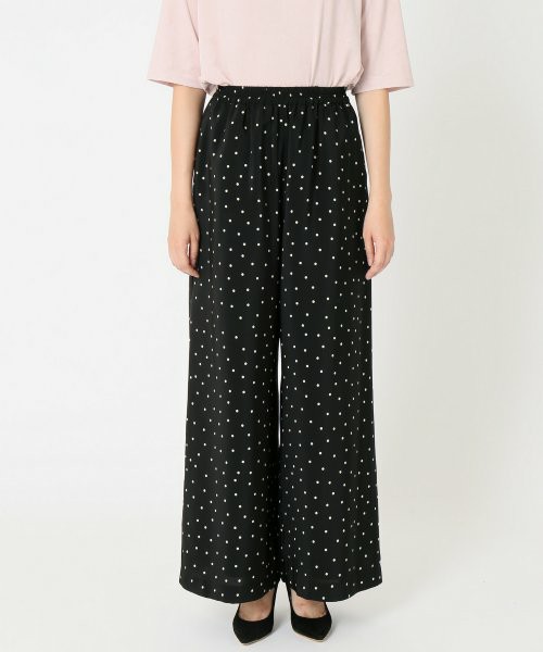 ポルカドットイージーパンツ