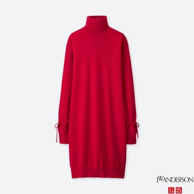 カシミヤオーバーサイズニットワンピース（長袖）