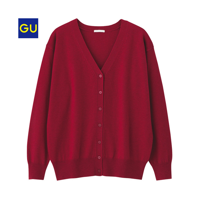 ウォッシャブルＶネックカーディガン（長袖）