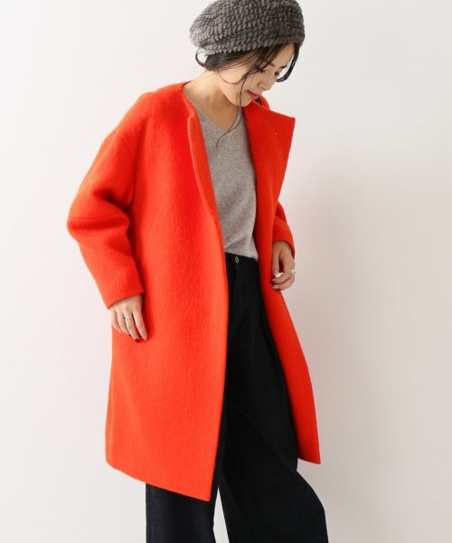 モヘアシャギーコート