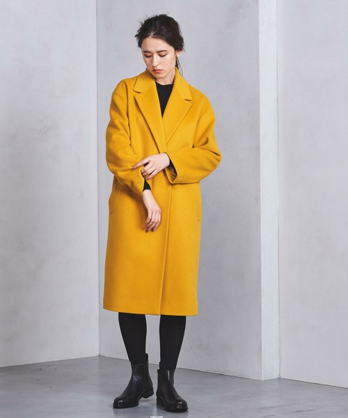 カラー テーラード コート