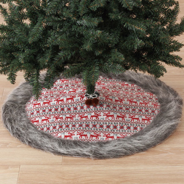 ツリースカート ニットグレイ