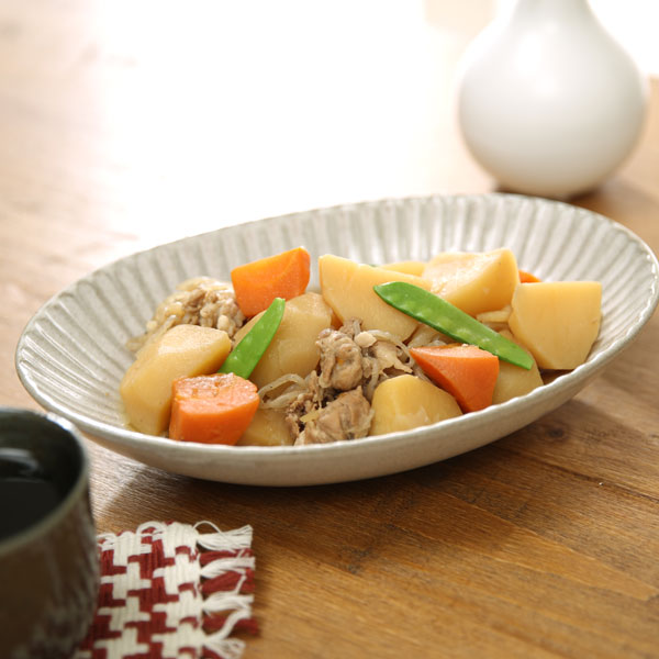 だ円皿　唐茶削ぎ