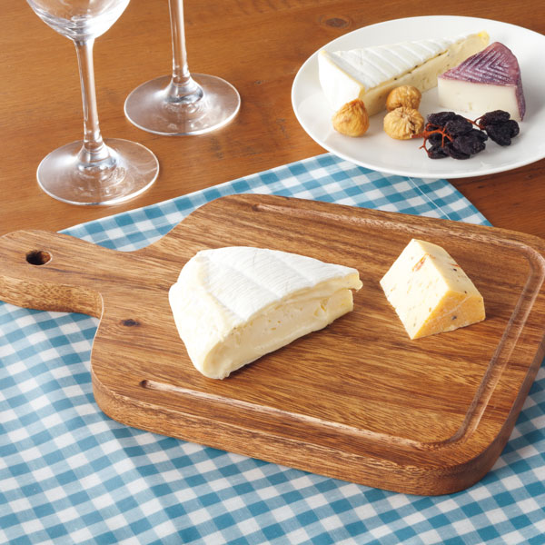 アカシア　手付カッティングボード