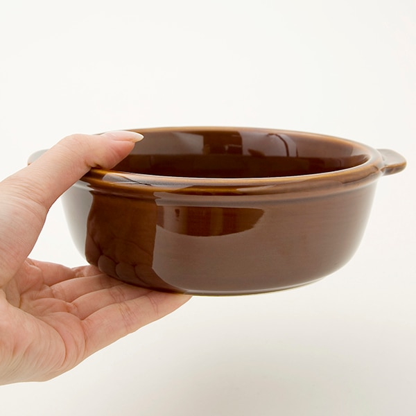 飴釉オーブンウェア　丸深皿