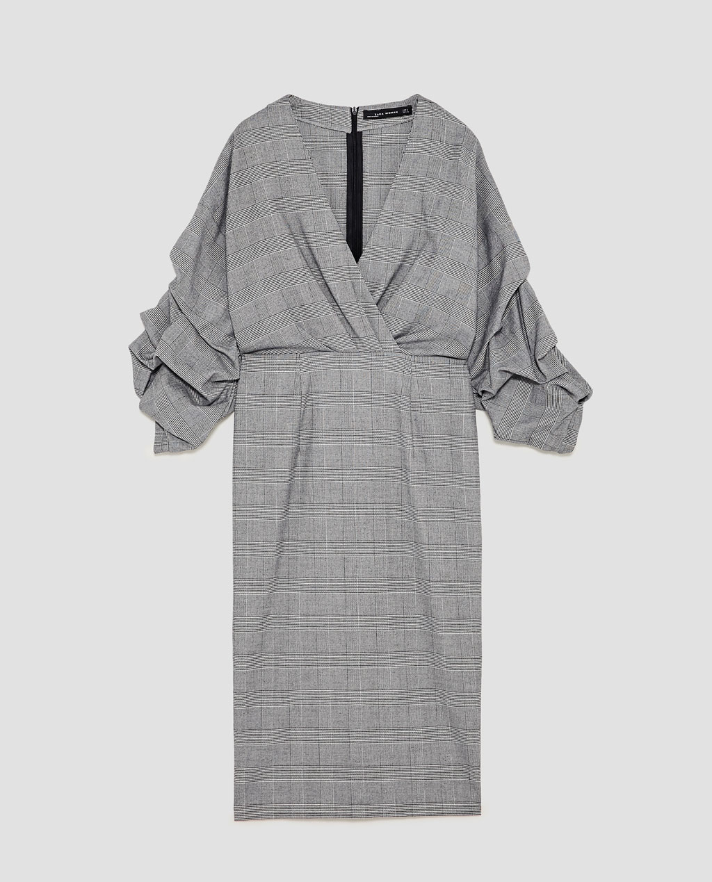 チェック柄シフトワンピース