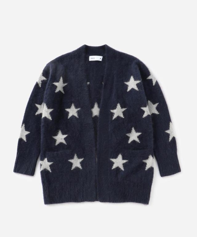 ラクーンインターシャカーディガン