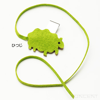 アニマルブックマーク(ピッグスエード)