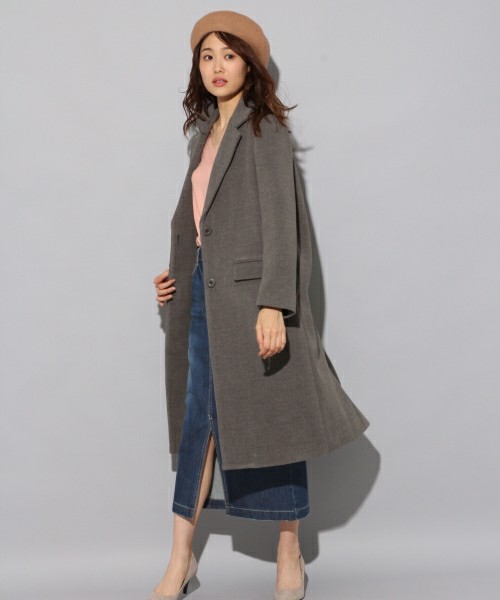 ストレッチチェスターコート