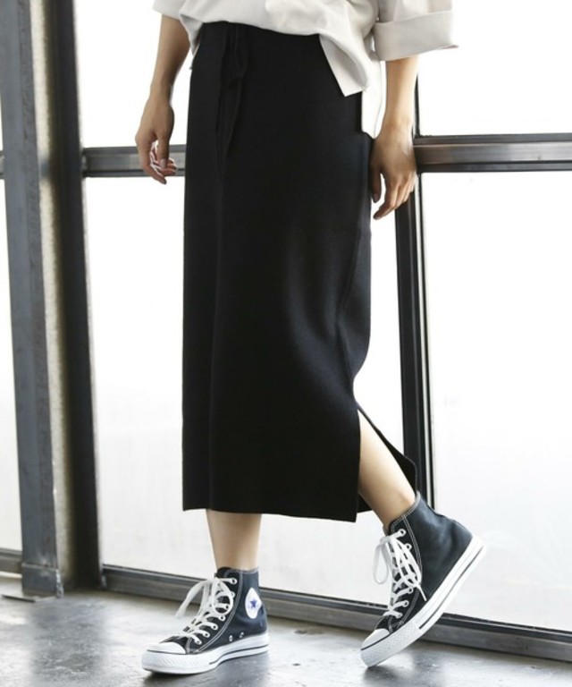 ミラノリブニットタイトスカート