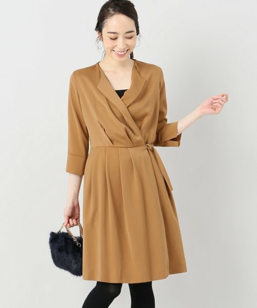 ピーチカシュクールワンピース