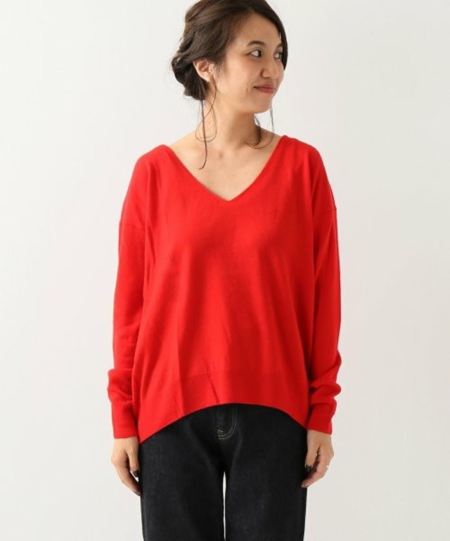 14GG Vネックプルオーバー