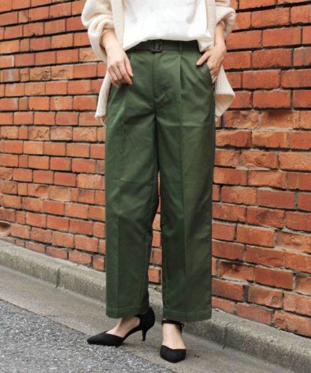 Cチノストレートパンツ