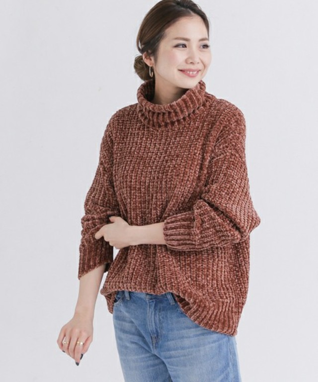 Sonny Label モールハイネックニット