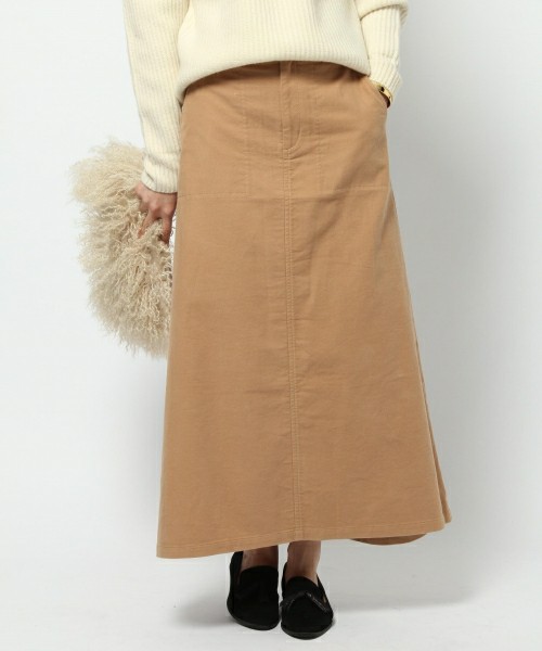 オックススエードロングスカート